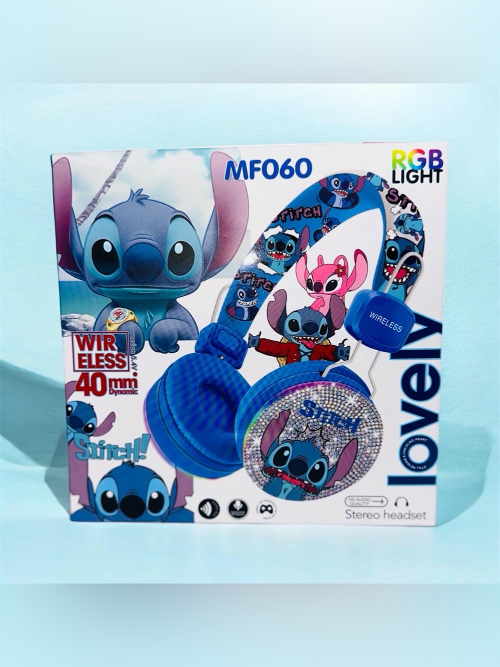 New Kids Disney Stitch Headphones